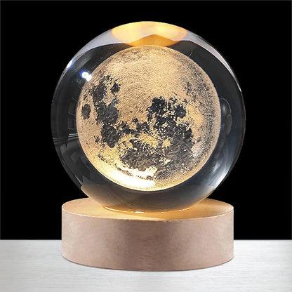 Crystal Glass Lamp