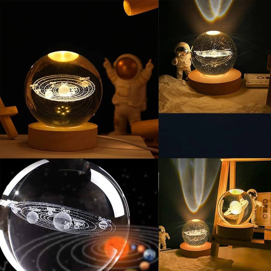 Crystal Glass Lamp